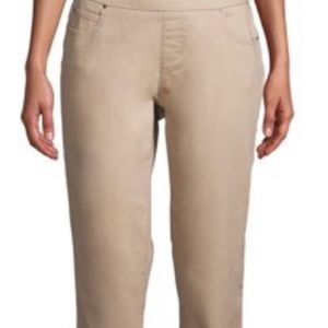 Woven pull on capris pants XL NWT